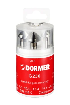 Dormer Försänkare i sats G2364 6.30-20.50mm (G106) 6 delar