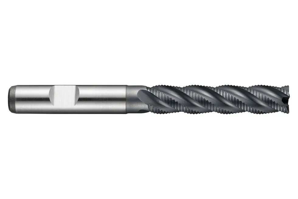 Dormer Pinnfräs C492 HSS-E-PM, spåndelande 4 skär, metrisk, lång
