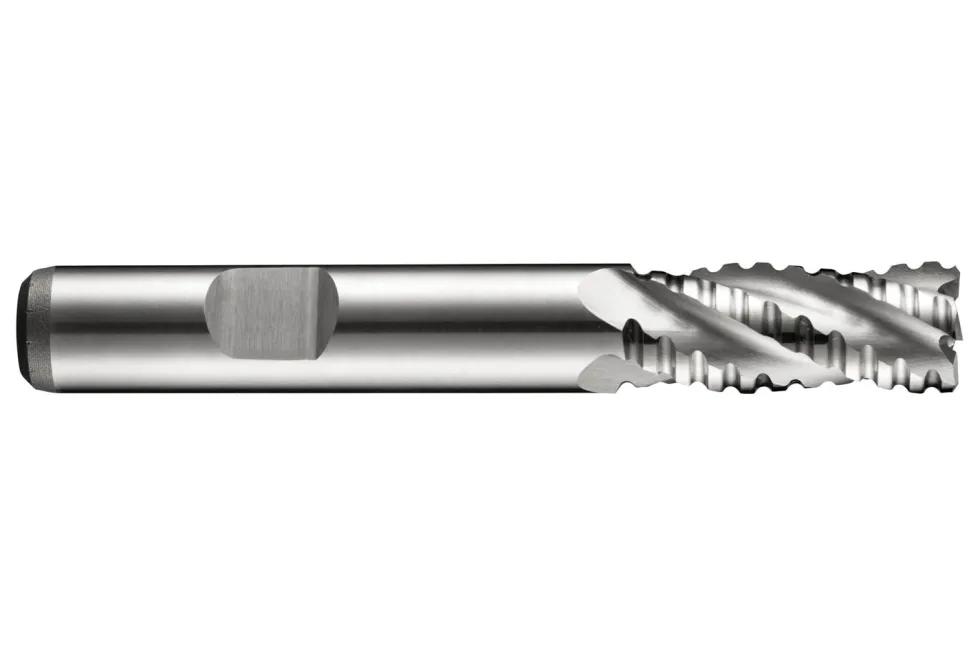 Dormer Pinnfräs C400 HSS-E, spåndelande 4 skär, metrisk, kort
