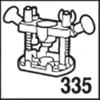 Dremel Överhandsfrästillsats 335