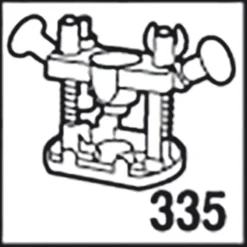 Dremel Överhandsfrästillsats 335