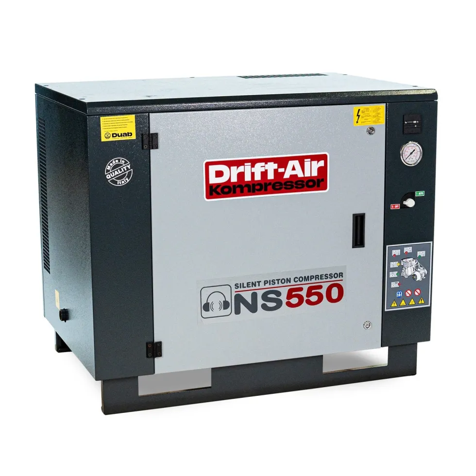 Drift-Air Kompressor Ljudisolerad 5,5 hk 495 l/min 400 V
