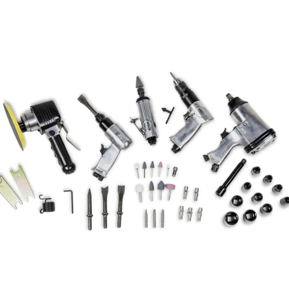Drift-Air Kompressorpaket CT 5,5/580 med 5 tryckluftsmaskiner, 45 tillbehör samt 5 tryckluftsverktyg