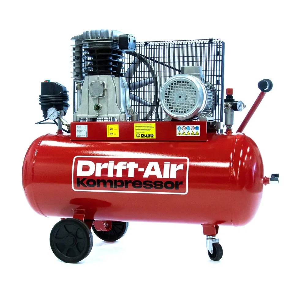 Drift-Air Kompressorpaket CT 4/380 med 5 tryckluftsmaskiner, 45 tillbehör samt 5 tryckluftsverktyg