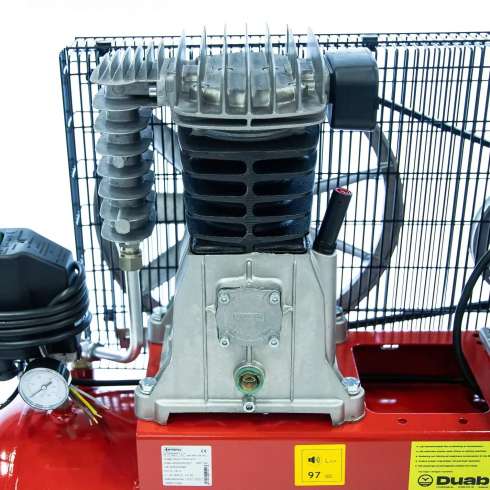 Drift-Air Kompressorpaket CT 4/380 med 5 tryckluftsmaskiner, 45 tillbehör samt 5 tryckluftsverktyg