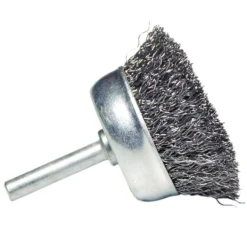 Dronco Axialborste TB6 med skaft 6mm, vågig, stål