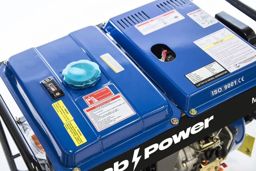 Duab-Power Elverk MDG5000CLE-3 3-fas diesel