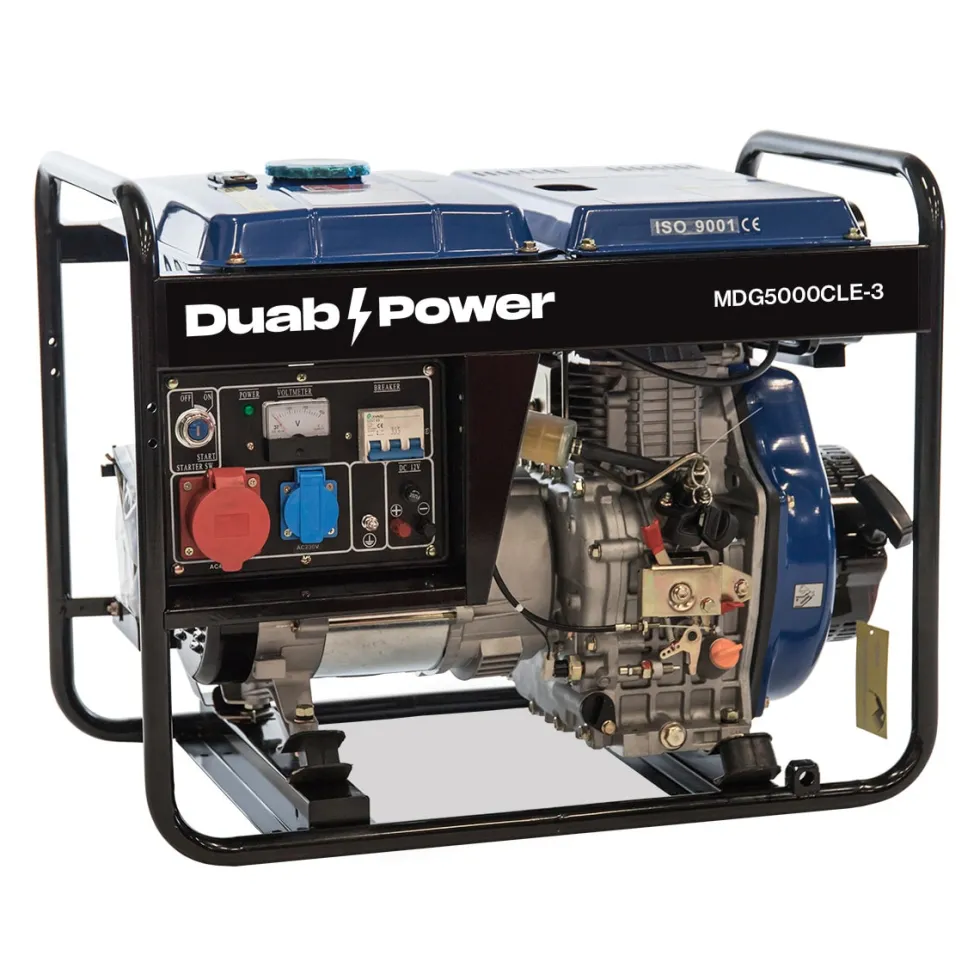 Duab-Power Elverk MDG5000CLE-3 3-fas diesel