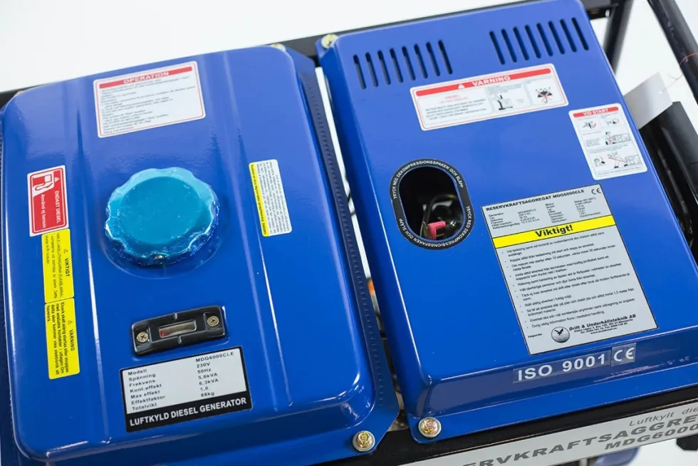 Duab-Power Elverk MDG6000CLE 1-fas diesel