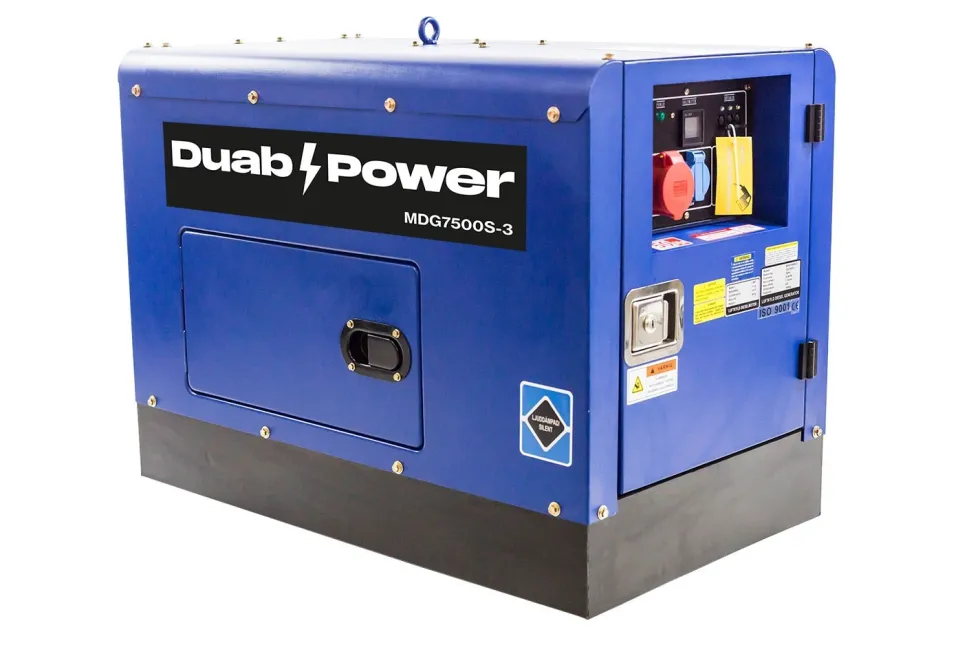 Duab-Power Elverk MDG7500S-3 3-fas diesel tystgående