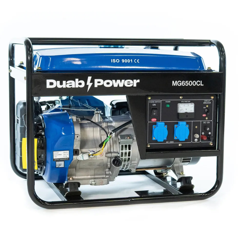 Duab-Power Elverk MG6500CL 1-fas bensin