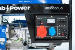 Duab-Power Elverk MG5000CL-3 1-fas/3-fas bensin
