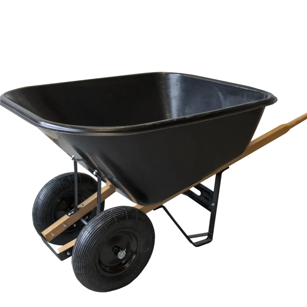 Dubbelhjulig skottkärra Robust