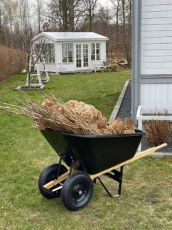 Dubbelhjulig skottkärra Robust