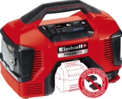 Einhell Pressito Solo Hybridkompressor, el- och batteridriven