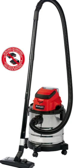 Einhell TC-VC 18/20 Li S-Solo Batteridriven våt- & torrdammsugare