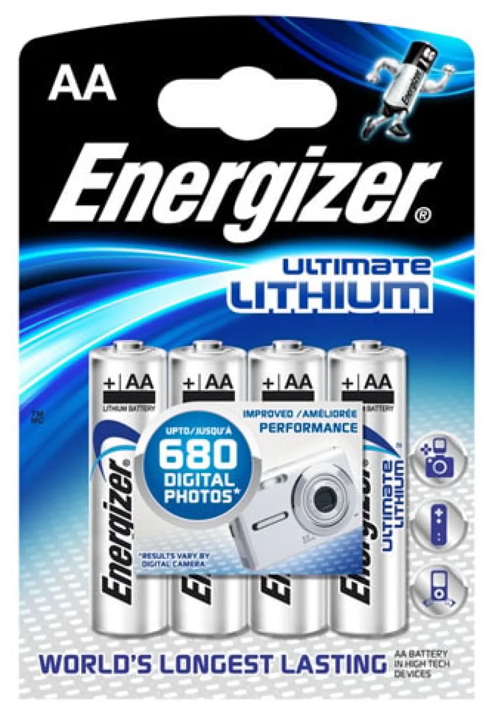 Energizer Lithium AA 4-pack