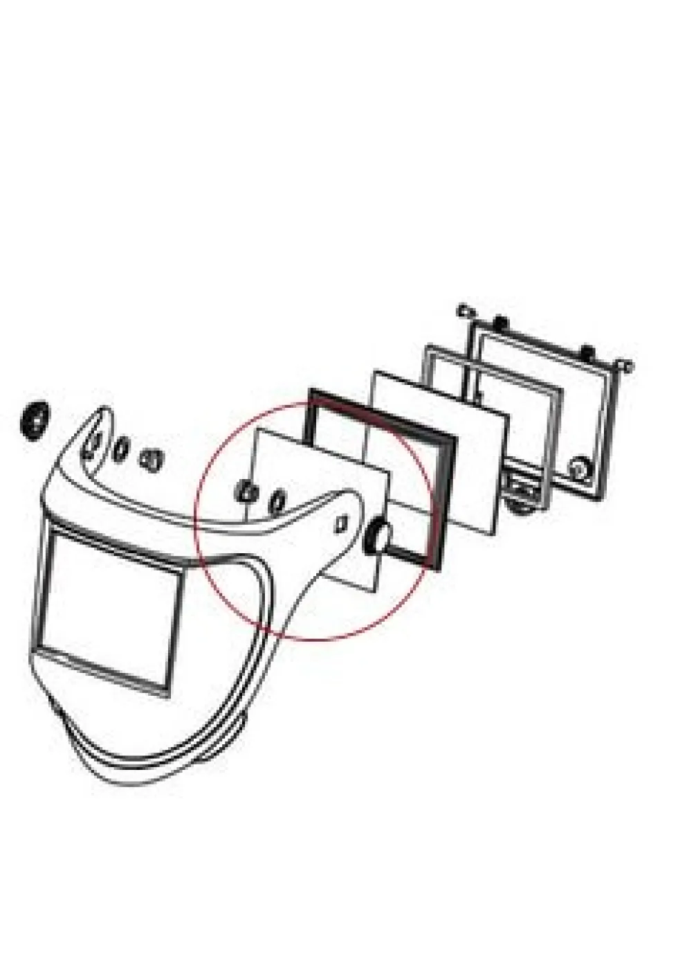 ESAB Skyddsglas utsida G40 & G50 10-pack