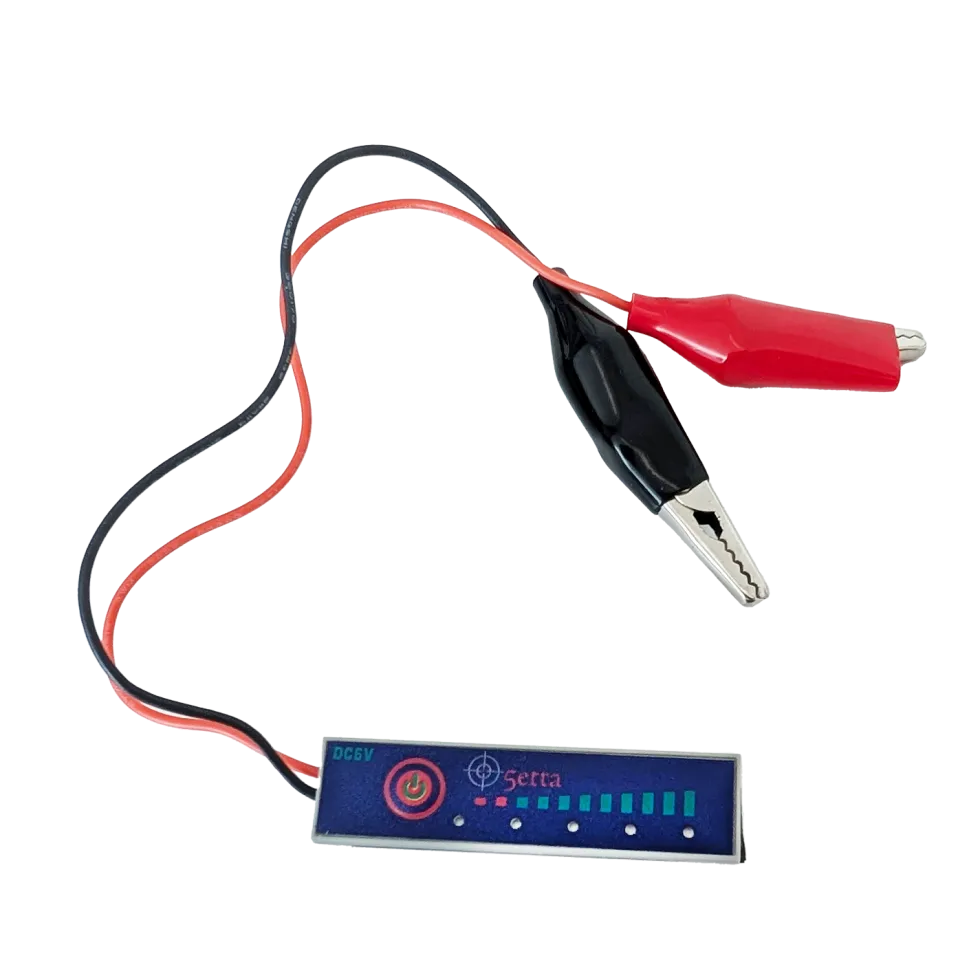 5etta Blycellsbatterimätare 6 V
