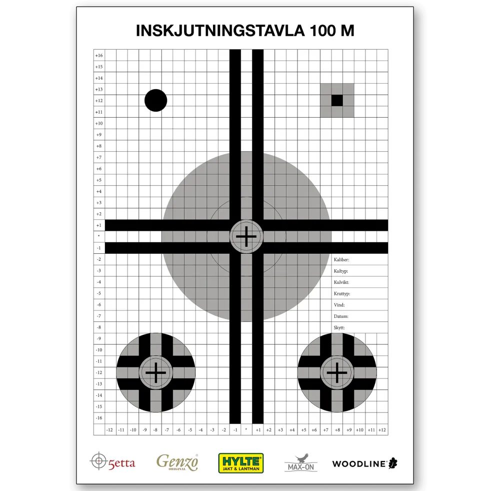 5etta Inskjutningstavla 5-pack