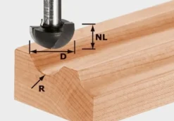 Festool Hålkälsfräs HW 8mm
