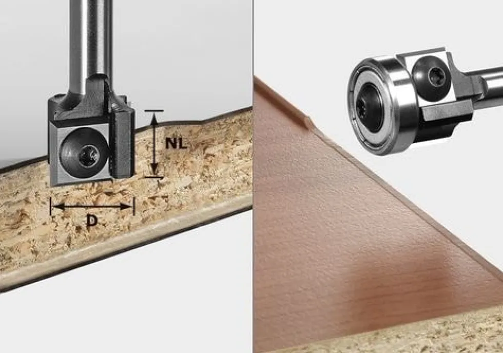 Festool Kantfräs med vändskär HW 19x12x8mm 0° KL OFK