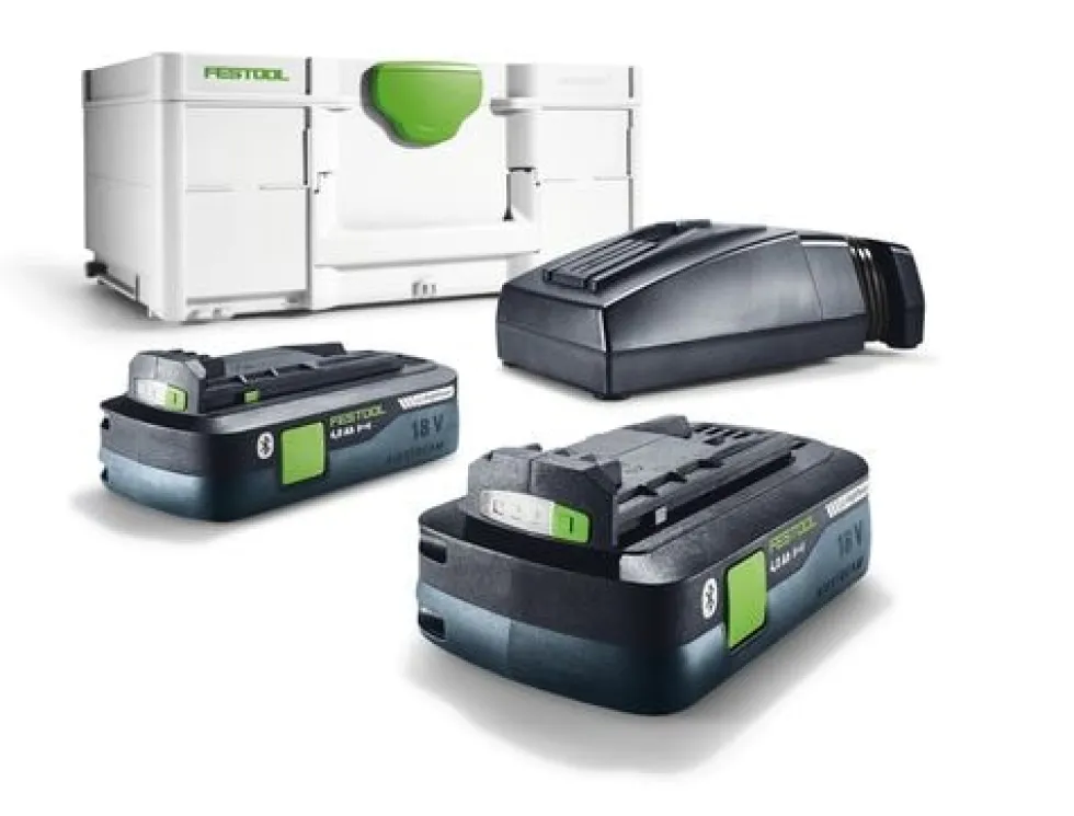 Festool Laddpaket SYS3 ENG 18V 2x4,0/TCL6