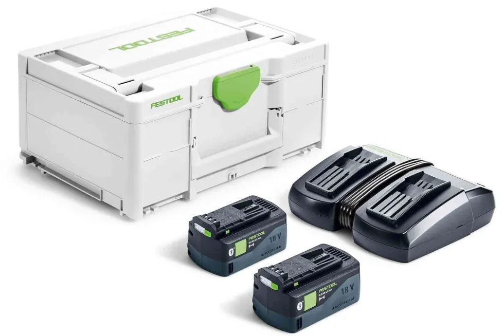 Festool Laddpaket SYS 18V 2x5,0/TCL 6 DUO