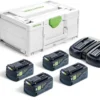 Festool Laddpaket SYS 18V 4x5,0/TCL 6 DUO