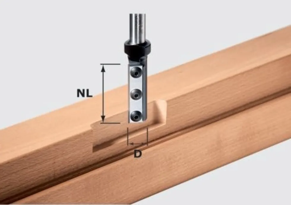 Festool Notfräs med vändskär HW 16x50x12mm WP
