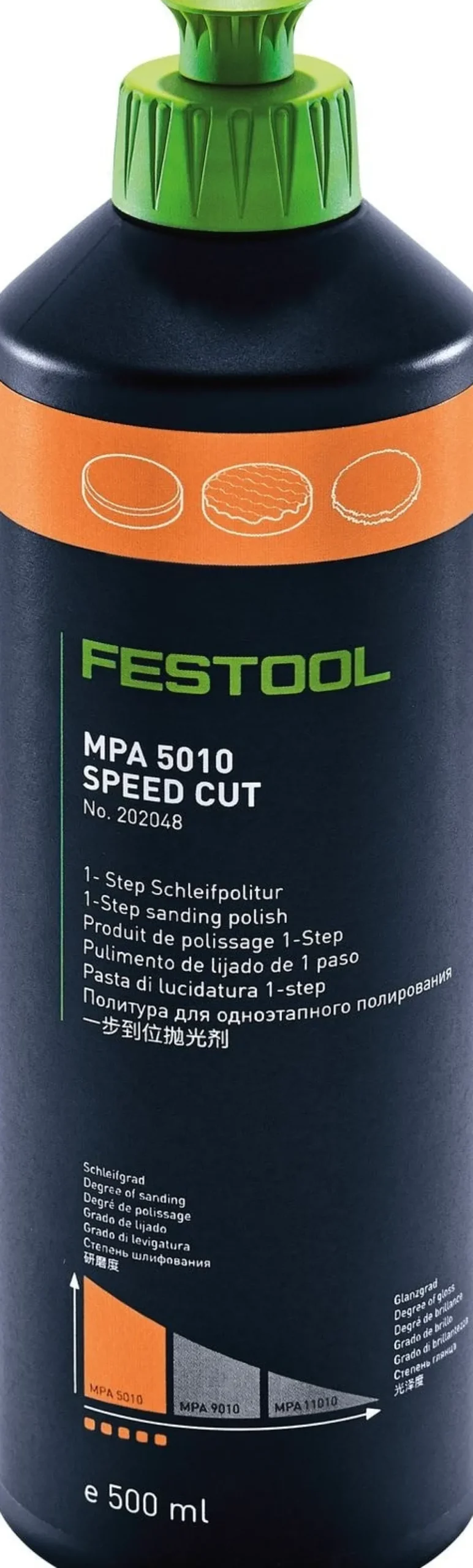 Festool Polermedel MPA 5010 Orange 500ml
