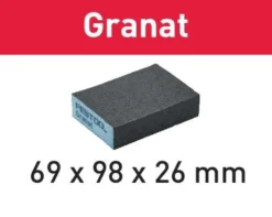 Festool Slipkloss Granat 69x98x26mm 6-pack