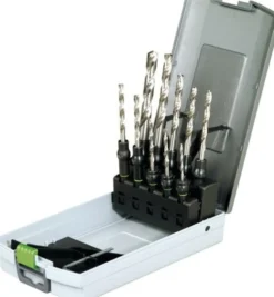 Festool Spiralborr HSS 3-10mm Centrotec i sats 10 delar