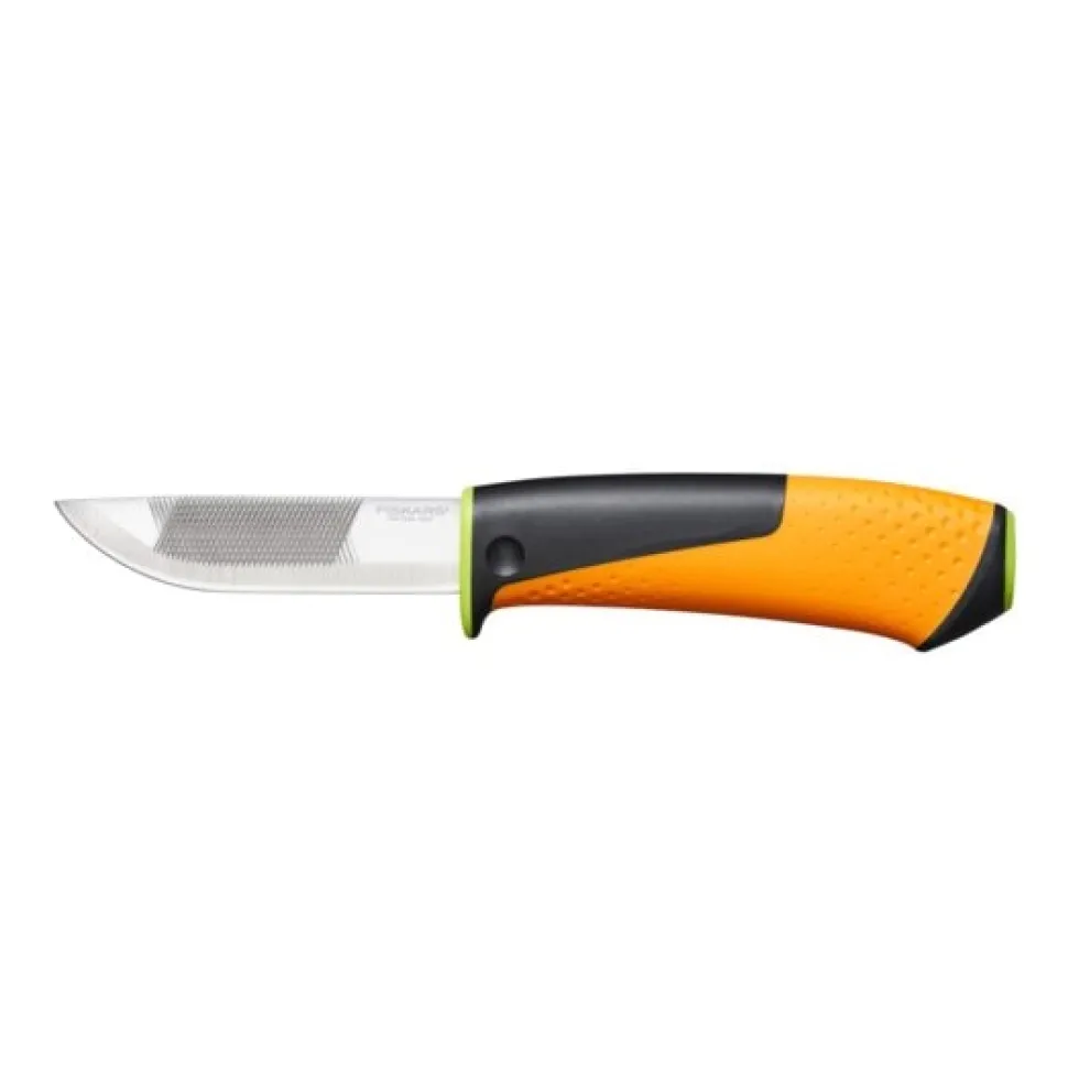 Fiskars Grovkniv med skärpare