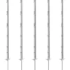 Foga Plaststolpe 125 cm vit 5-pack