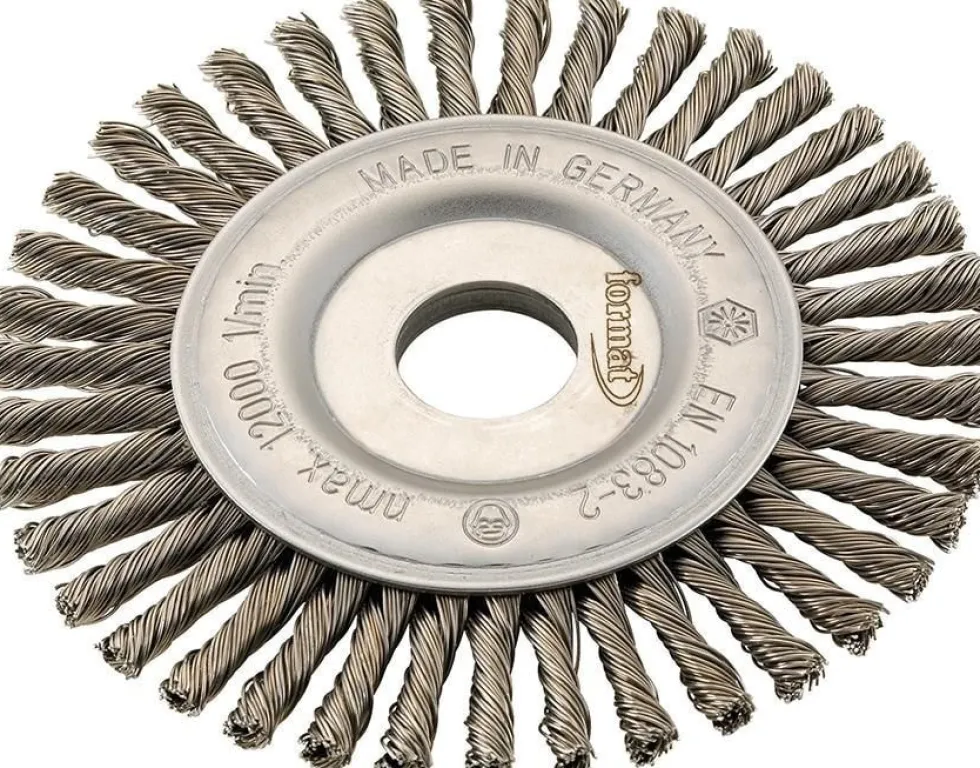 Format Cirkulärborste 6x22,23mm 0,50mm, tvinnad, stål