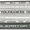 Format Tolerator, ISO-Toleransnyckel, 60x30x110mm
