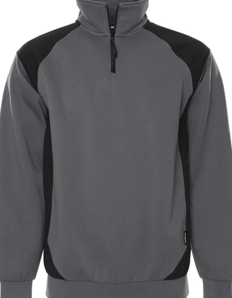 Fristads Sweatshirt Kort Zip 7048 GSM