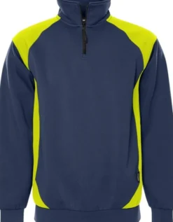 Fristads Sweatshirt Kort Zip 7048 GSM