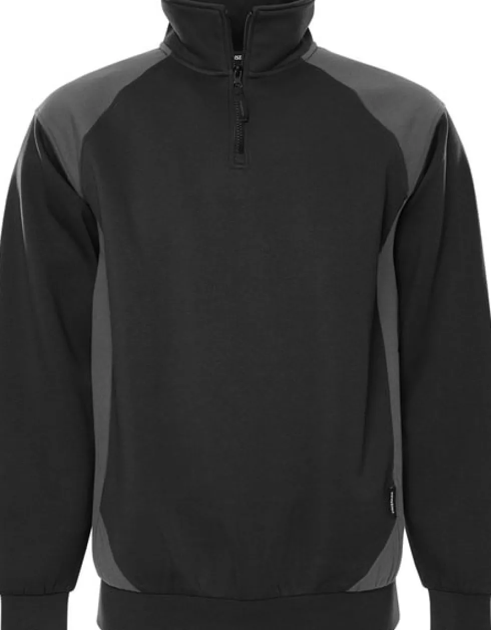 Fristads Sweatshirt Kort Zip 7048 GSM