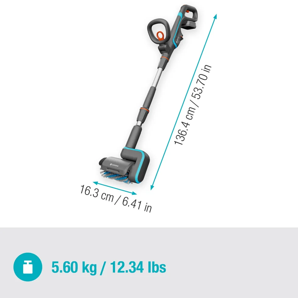 Gardena AquaBrush Batteridrivet Altantvättset