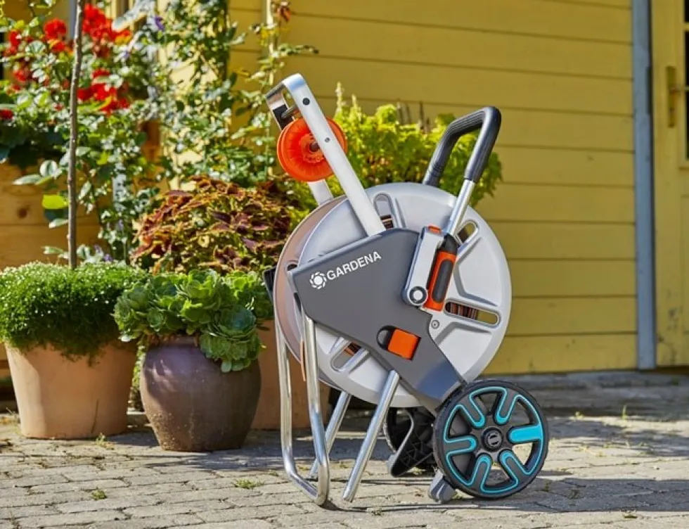 Gardena AquaRoll M Metall Slangvinda