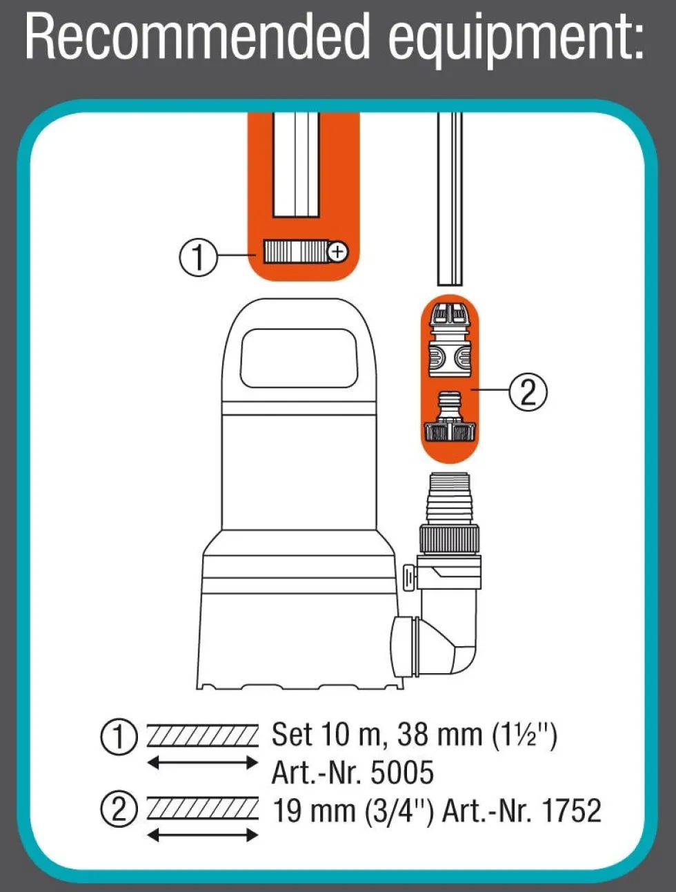 Gardena Dränkbar pump 9000