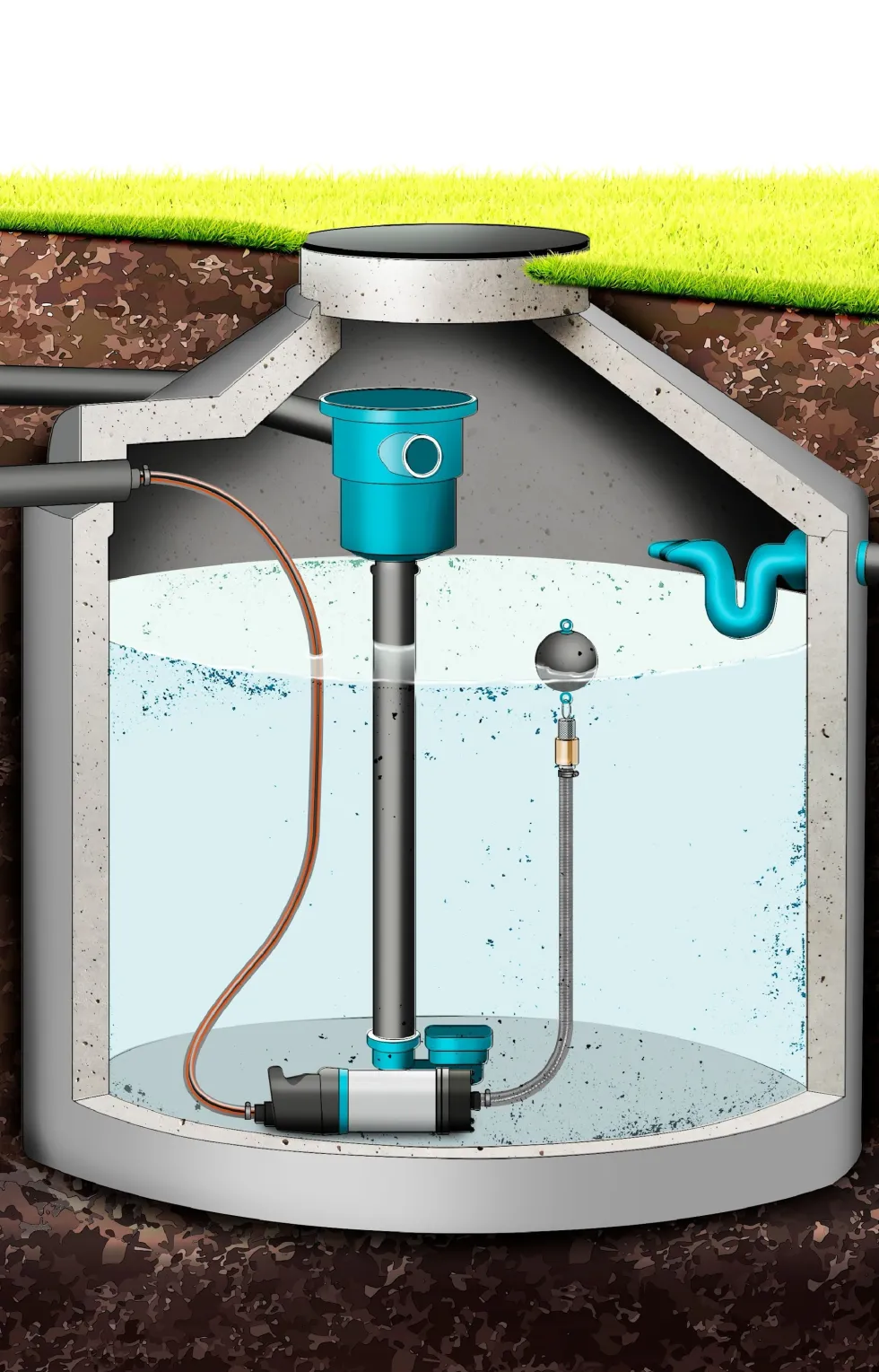 Gardena Flytande sugfilter (1'')