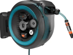 Gardena PowerRoll XXL 40m Turkos Batteridriven Väggslangbox