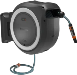 Gardena PowerRoll XXL 40m Vit Batteridriven Väggslangbox
