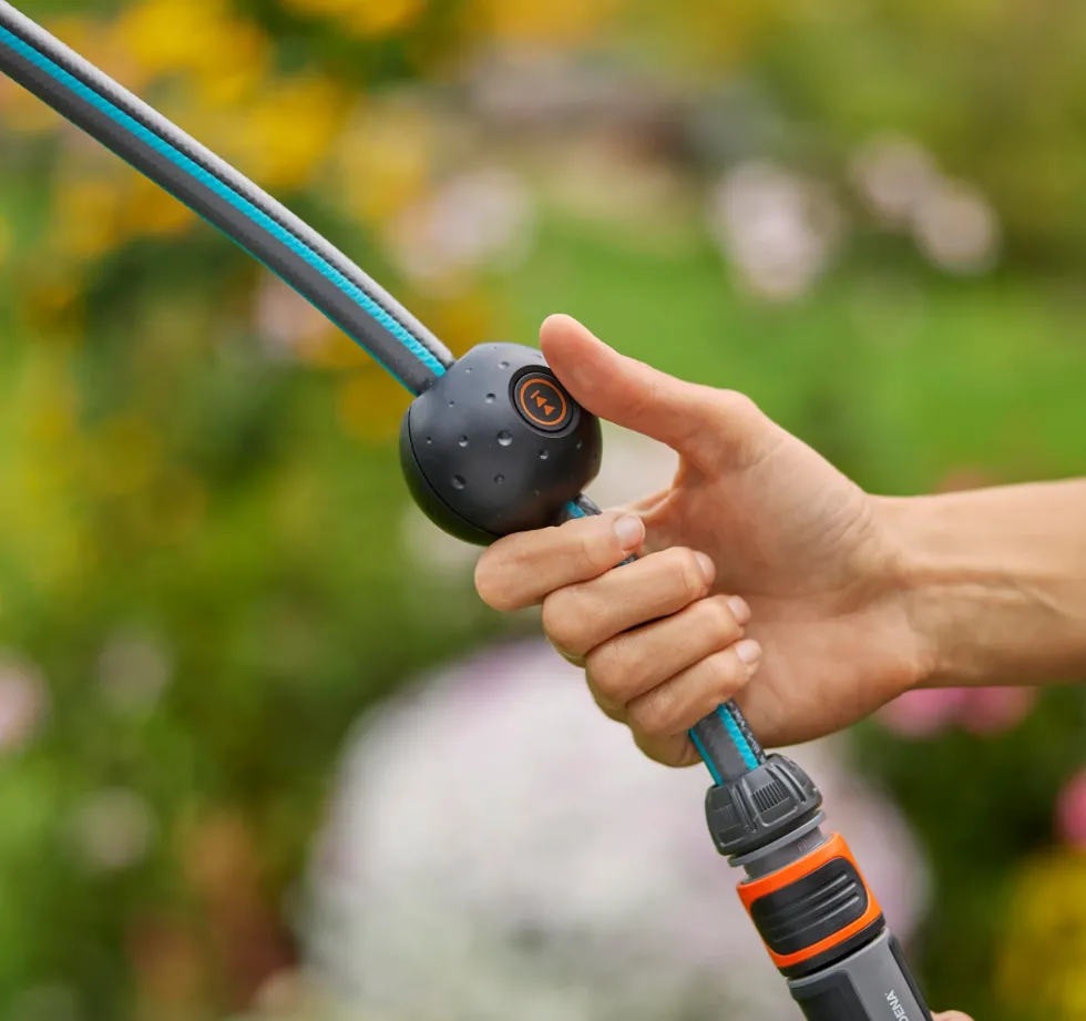 Gardena PowerRoll XXL 40m Vit Batteridriven Väggslangbox