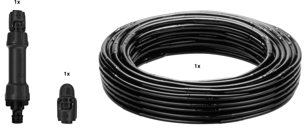 Gardena Set Droppslang 50m buskar / häckar komplett