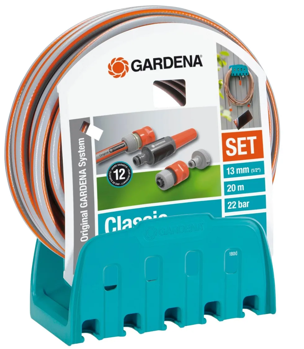 Gardena Slangset med slanghängare 20m 1/2''