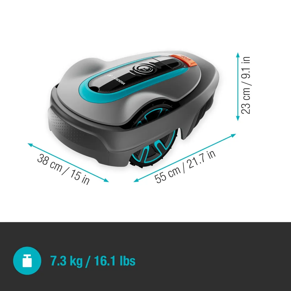 Gardena Smart SILENO City 600 Lona Robotgräsklippare